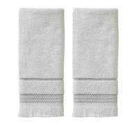 SKL Home Set di asciugamani casual con frange