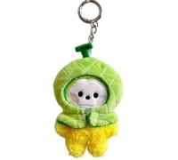 SKLTN Portachiavi in peluche BTS BT21 Portachiavi Bambino Frutta Cartoon Portachiavi Fumetto Zaino Telefono Ciondolo Portachiavi per Kpop Fan Bambini (Chimmy)