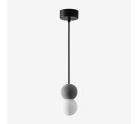 SKLUM Lampada da soffitto in cemento con sfera in vetro Bublik -