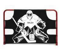 SKLZ Allenamento Hockey,Trainer di Tiro,5 Zone di Target per Massimizzare i Tiri,Materiale Resistente,Facile da Montare,Compatibile con Porte Regolamentari, Nero - Perfetto per Giocatori di Hockey