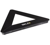 SKLZ Hockey Pass Triangle - Tiro e Passaggio | Bianco/Rosso; porta 77 x 58 x 34 cm; include 2 mini bastoni e palla in schiuma; per gioco indoor/outdoor