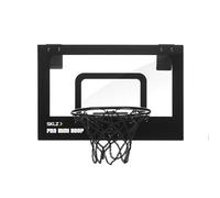 SKLZ Pro Mini-Hoop - Set con Palla Mini | Nero; palla in microschiuma 10,2 cm; tabellone antinfortunistico - montaggio facile; rete a 3 strati inclusa