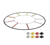 SKLZ Strumento di Allenamento della Scala di agilità reattiva Unisex, Grigio/Giallo/Rosso/Nero, Taglia Unica