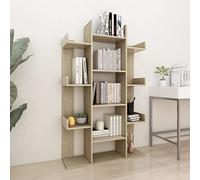 SKM Libreria Rovere Sonoma 86x25,5x140 cm in Truciolato