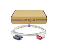 Skmeditec Cavo sensore SpO2 da 9,8 piedi compatibile con Masimo Rad-97, sonda pediatrica riutilizzabile FingerSleeve, cavo di ricambio