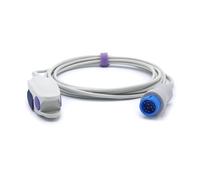 skmeditec Compatibile con il sensore Comen Spo2 con tecnologia Masimo SpO2, cavo per sonda a clip grande da 9,8 piedi con connettore a 12 pin, cavo di ricambio