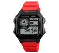 SKMEI 1299 orologio da polso multifunzione con display digitale impermeabile per