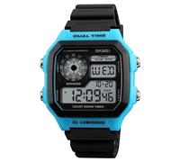 SKMEI 1299 orologio da polso multifunzione con display digitale impermeabile per