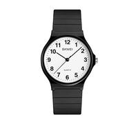 SKMEI Donne Orologio Rettangolo Oro Rosa Argento Acciaio Inox Impermeabile Lusso Quarzo Analogico, Nero Digitale, 1.5 * 1.3 * 0.3 inch, Classico