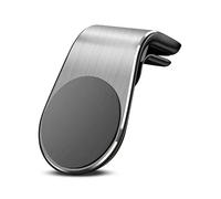 Supporto magnetico per telefono da auto per BMW 1 Series 1er Serie1 E81 E82 E87 E88 F20 F21 F40 F70 F52, supporto per telefono cellulare da auto con ventilazione tipo L,Silver