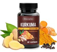 Skoczylas Curcuma, piperina, zenzero, 60 capsule