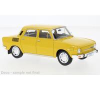 Skoda 100L 1974 giallo modello di auto WB124139 Whitebox 1:24