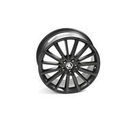 Skoda 5E0071498ZG6 - Cerchio in alluminio Torini, 18 pollici, 7,5JX18 ET51 5 x 112, cerchi in lega leggera, colore: Nero opaco