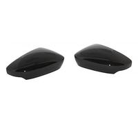 Skoda 6 V007 2530 a Dekor Set Calotte Specchio spiegelabdeckung, Colore: Nero Metallizzato