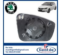 SKODA FABIA 01/2015 PIASTRA VETRO SPECCHIO RETROVISORE TERMICA SINISTRA