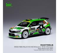 1/43 IXO-MODELS - SKODA - FABIA RALLY2 EVO N 22 RALLY MONTECARLO 2021 RAM789LQ
