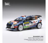 Skoda Fabia Rally2 #10 Barum Rallye 2024 C.Wagner / J.Hain au 1/43 IXO RAM951