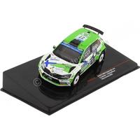 IXO Modellino auto statico Skoda Fabia Rally2 Evo N.27 Lindholm/Hamalainen Rally Estonia 2022 1:43