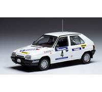 1989 Skoda Favorit 136 L Nº4 Krecek/Borivoj Rallye Valasskaa Zima 1:43 IXO Model