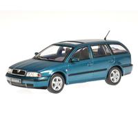 Skoda Octavia 1 Combi 1998 verde met modello di auto CLC473 IXO 1:43