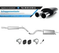 Skoda Roomster 1.6 (2006- 2010) Scarico Tubo Centrale + Silenziatore Posteriore