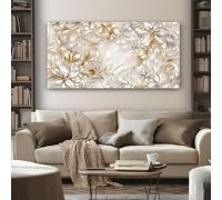 SKOEUI Quadri Moderni Fiore Di Lusso Pronta da Appendere Con Cornice