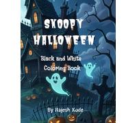 Skoopy Halloween Black and White Coloring Book : Fun Pumpkins, Ghosts, Witches, Bats, and Trick or Treat Pages to Color: Cute and spooky Halloween ... ghosts, bats, and witches for kids to enjoy