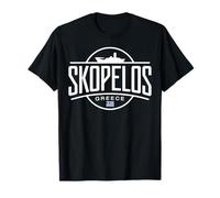 Skopelos Grecia Vela Ocean Travel Maglietta