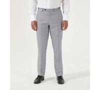 Skopes Uomo Anello Quadri Motivo Pantaloni IN Grigio Vita 32 - 56, Gamba Interna