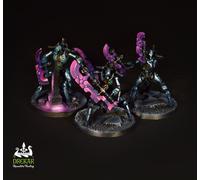 Skorpekh Destroyers Necron warhammer 40K COMMISSIONE dipinto