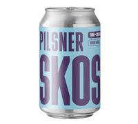 SKOSSA Pilsner Analcolica | 12 Lattine da 33 irra Lager Italiana Fresca e Leggera con Note Erbacee e Di Malto, Bevuta Secca e Pulita, Lattina in Alluminio Riciclabile, Alcohol Free