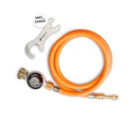 SKOTTI Prop, cartuccia a gas compatibile EN 417, set di collegamento per bombole di gas per barbecue e fornelli da campeggio, per bombola di gas grande 5 kg e 11 kg, ideale per campeggio e fornelli