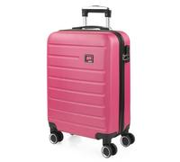 SKPAT - Bagaglio A Mano Rigido Leggero Bagaglio A Mano 55X40X20 con 4 Ruote Silenziose Trolley Cabina Viaggio Aereo Ergonomico Durevole. Compatibile Ryanair, Fucsia