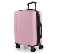 SKPAT - Bagaglio A Mano Rigido Leggero Bagaglio A Mano 55X40X20 con 4 Ruote Silenziose Trolley Cabina Estensibile Viaggio Aereo Ergonomico Durevole. Compatibile Ryanair, Rosa