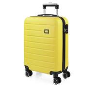 SKPAT - Bagaglio A Mano Rigido Leggero Bagaglio A Mano 55X40X20 con 4 Ruote Silenziose Trolley Cabina Viaggio Aereo Ergonomico Durevole. Compatibile Ryanair, Giallo