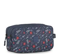 SKPAT - Beauty Case da Viaggio Impermeabile Appendibile con Scomparti - Borsa da Toilette Grande per Donna e Uomo, Marino