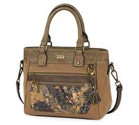 SKPAT - Borsa a Tracolla Donna - Borse Donna Tracolla PU Pelle Morbida - Elegant Borsa Tracolla Donna Multiposizione - Borse Tracolla Donna con Tracolla Regolabile - Borsa Donna Tracolla di M, Marrone