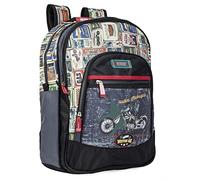 SKPAT Mochila, Zaino per Il Tempo Libero e Lo Sport, Unisex, per Adulti, Nero, L