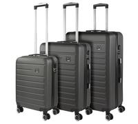 SKPAT - Set valigie - Set Valigie Rigide Offerte. Valigia Grande Rigida, Valigia Media Rigida e Bagaglio a Mano. Set di Valigie con Lucchetto Combinazione TSA, Antracite