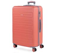 SKPAT - Set valigie - Set Valigie Rigide Offerte. Valigia Grande Rigida, Valigia Media Rigida e Bagaglio a Mano. Set di Valigie con Lucchetto Combinazione TSA, Corallo