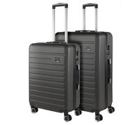 SKPAT - Set valigie - Set Valigie Rigide Offerte. Valigia Grande Rigida, Valigia Media Rigida e Bagaglio a Mano. Set di Valigie con Lucchetto Combinazione TSA, Antracite