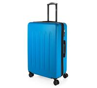 SKPAT - Valigia 23Kg da stiva capiente Valigia rigida XL con ruote silenziose Valigia espandibile Trolley Grande Rigido leggero ideale per viaggi lunghi con Lucchetto a combinazione, Blu elettrico