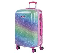 SKPAT - Valigia Bambina Mediano - Valigia Bambini Resistente e leggera - Trolley Bambina leggera con 4 ruote Cabina aereo - Trolley Bambino Lucchetto a combinazione, Fucsia