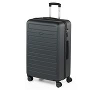 SKPAT - Valigia Grande Rigida Viaggio Rigide. Trolley Grande con 4 RuoteDoppie Girevoli. Materiale ABS Valigia Rigida Grande Resistente e Leggero TSA, Antracite
