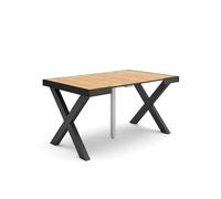 Skraut Home | Consolle allungabile | Tavolo consolle allungabile | 140 | Per 6 persone | Gambe in legno | Stile moderno | Rovere