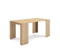 Skraut Home | Consolle allungabile | Tavolo consolle allungabile | 160 | Per 8 persone | Tavolo da pranzo | Stile moderno | Rovere