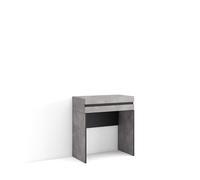 Skraut Home | Consolle Ingresso | Mobile ingresso corridoio | 70x75x35 cm | Con cassetto | Con stoccaggio | Stile moderno | Cemento