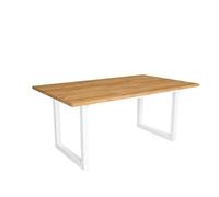 Skraut Home - Tavolo da pranzo | 8 posti | 170 | Robusto e stabile grazie alla sua struttura e alle gambe solide | Ideale per le riunioni di famiglia | Rovere | Stile industriale