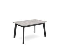 Skraut Home | Tavolo da Pranzo | Cucina, Sala da pranzo | 140 | Per 6 persone | Gambe in legno | Stile moderno | Cemento