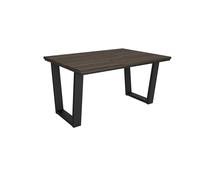 Skraut Home | Tavolo da Pranzo | Cucina, Sala da pranzo | 140x90x74 cm | Per 6 persone | Tavolo Cucina | Stile industriale | Rovere scuro